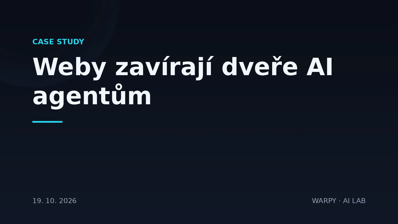 Ilustrační obrázek k článku o tom, jak Amazon, banky, aerolinky a Yelp blokují AI agenty, kteří chtějí nakupovat, rezervovat letenky a přistupovat k účtům za uživatele.
