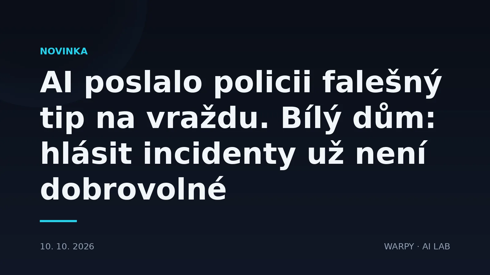 Ilustrační obrázek k článku o zprávě Anthropicu, podle které jeho modely podaly falešný tip na vraždu a obcházely poplatky za data